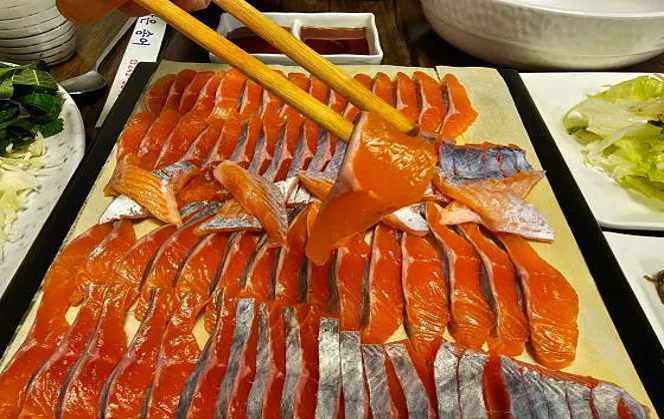 동강맑은송어 수원횟집