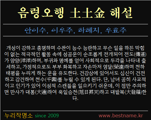 음령오행-토토금-해설