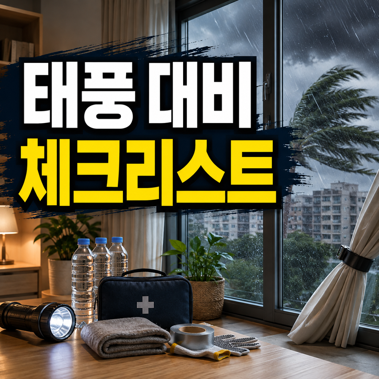 태풍 대비 체크리스트
