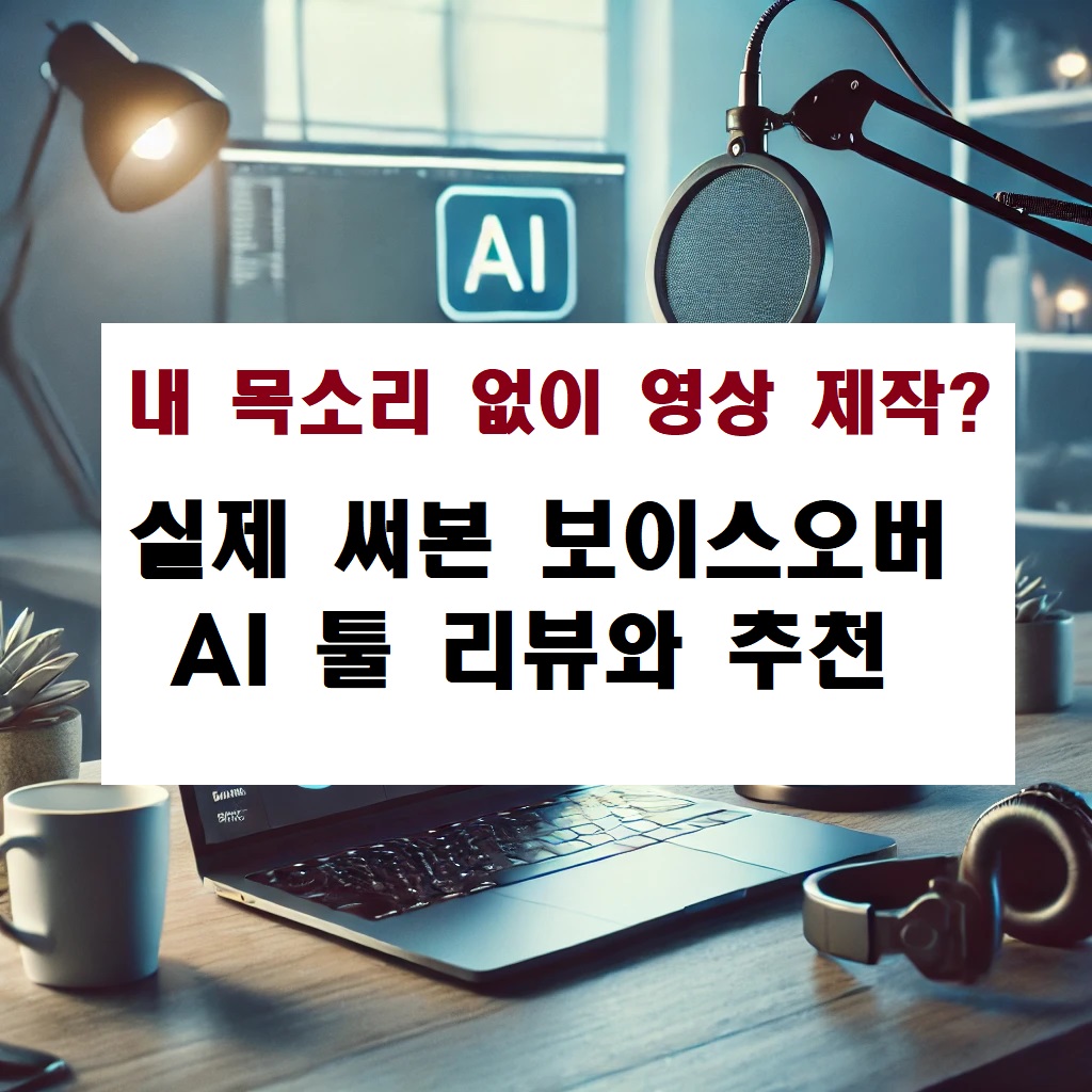내 목소리 없이 영상 제작? 실제 써본 보이스오버 AI 툴 리뷰와 추천