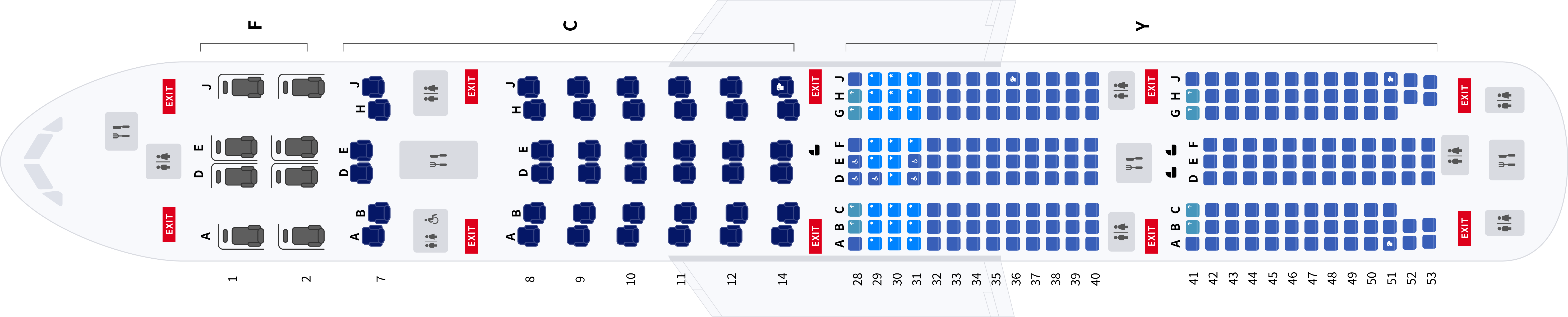 B777-300ER 좌석배치도