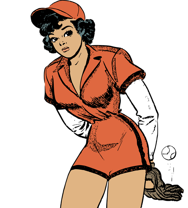 여자야구 관련 사진