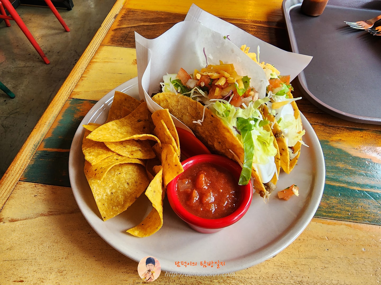 소고기 하드 타코