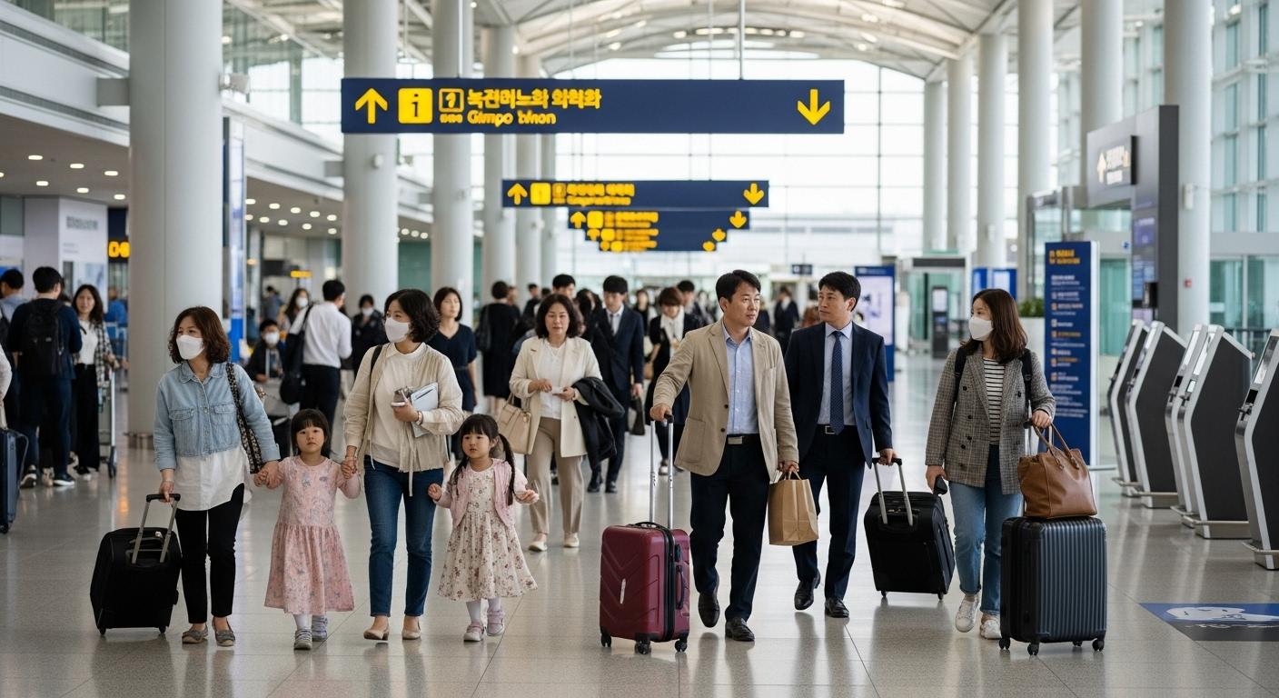 김포공항 도착층