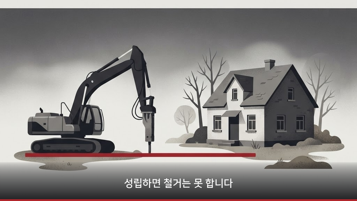 법정지상권 성립으로 철거를 못 하는 건물