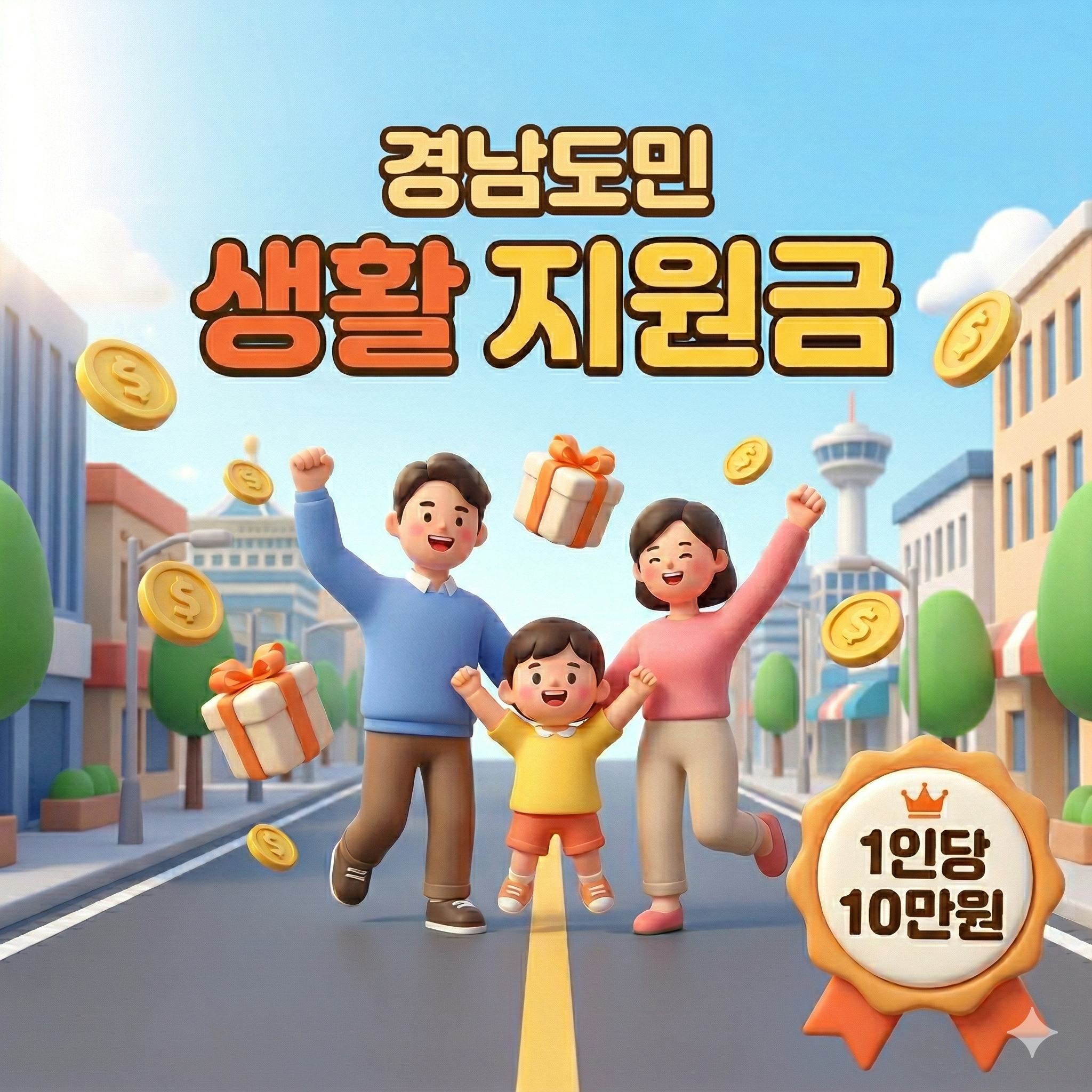 경남도민 생활지원금 신청방법1인당 10만원 지급 총정리