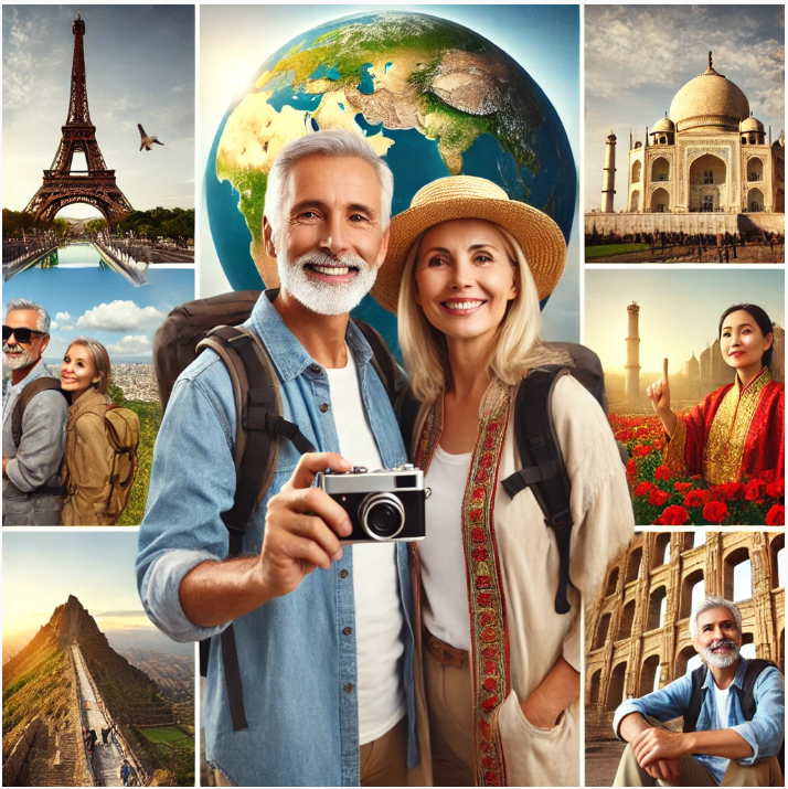 은퇴 후 중년 부부의 세계 일주