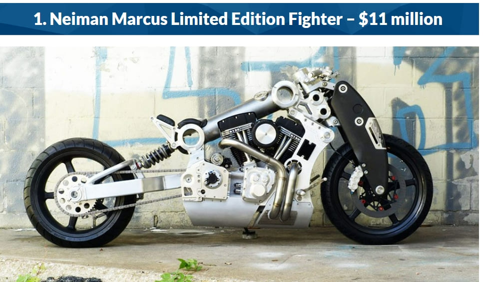 할리 데이비슨은 그냥 평범해!,,,세계 최고가 오토바이크 톱10 VIDEO: 10 Most Expensive Big Motor Bikes In The World