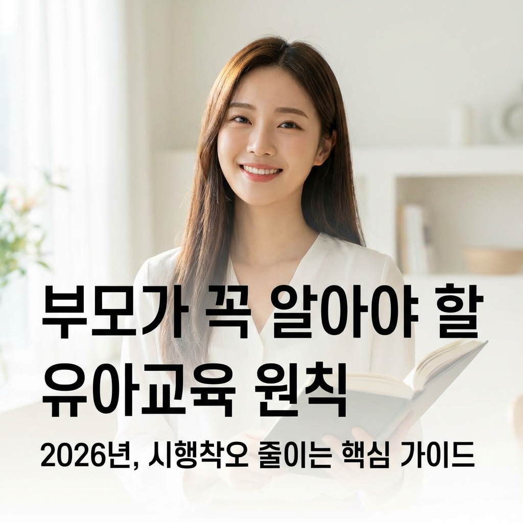 부모가 꼭 알아야 할 유아교육 원칙 2026년 ｜ 시행착오 줄이는 핵심 가이드