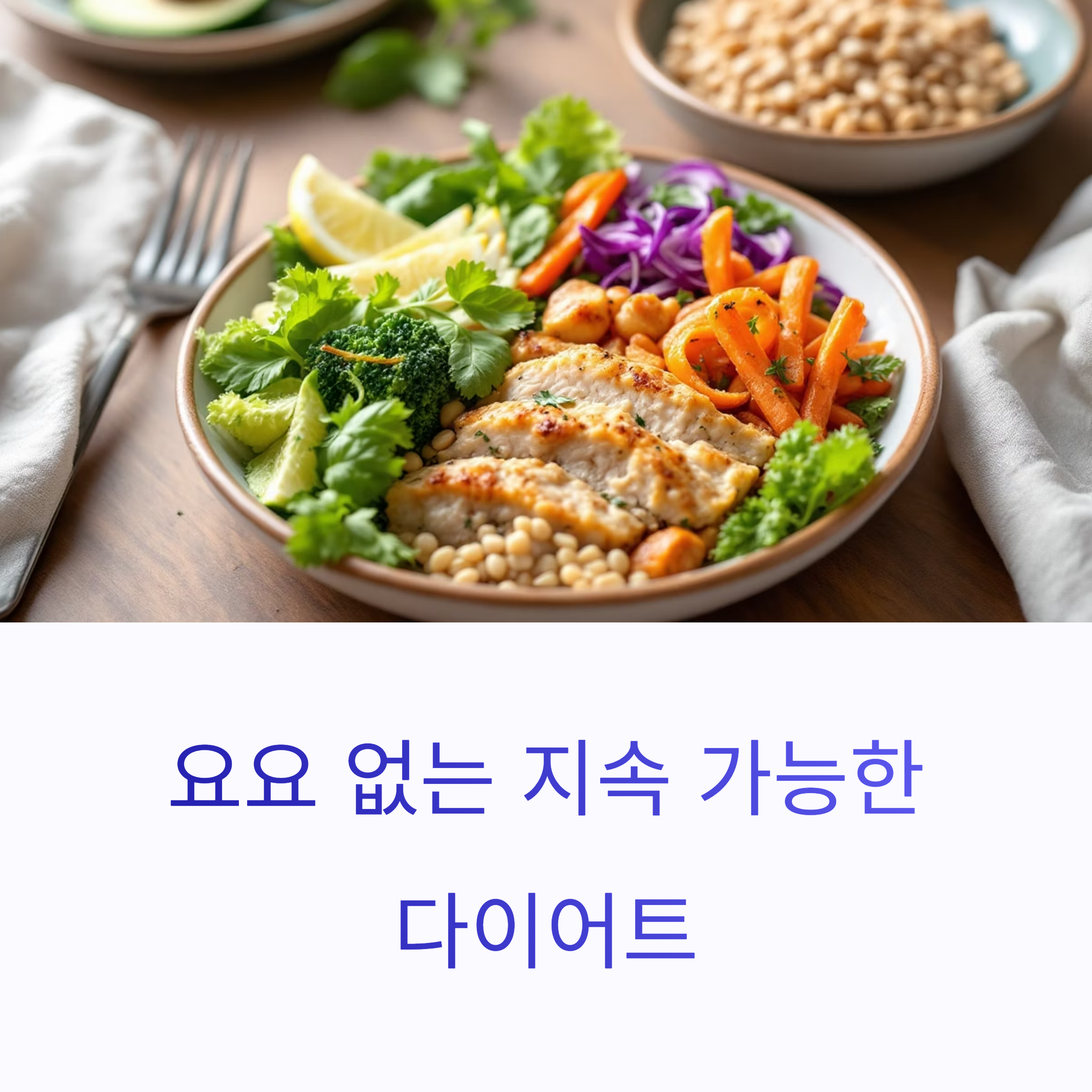요요 없는 지속 가능한 다이어트