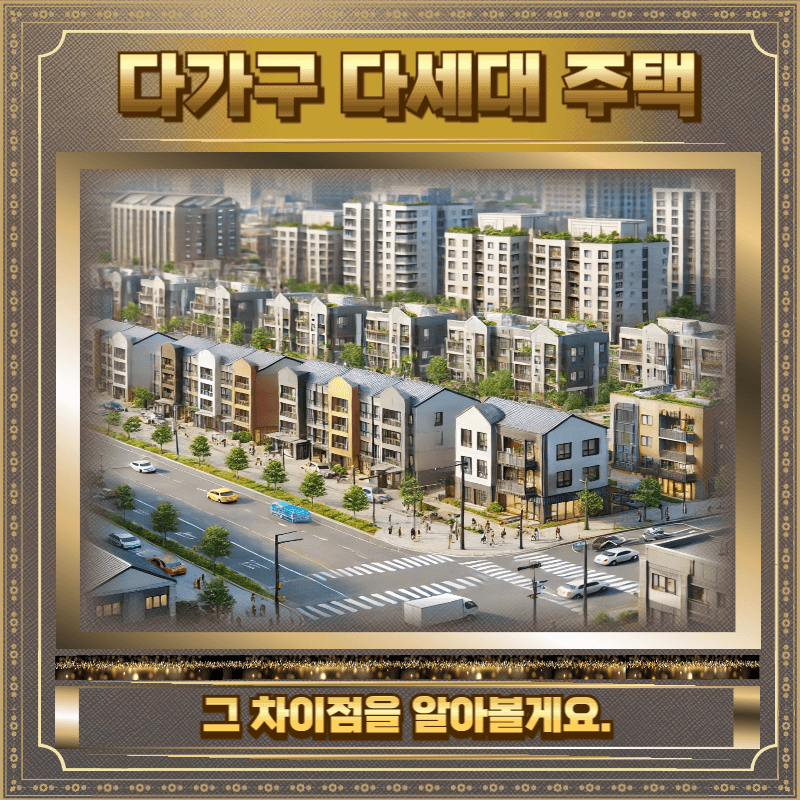 다가구주택 다세대주택