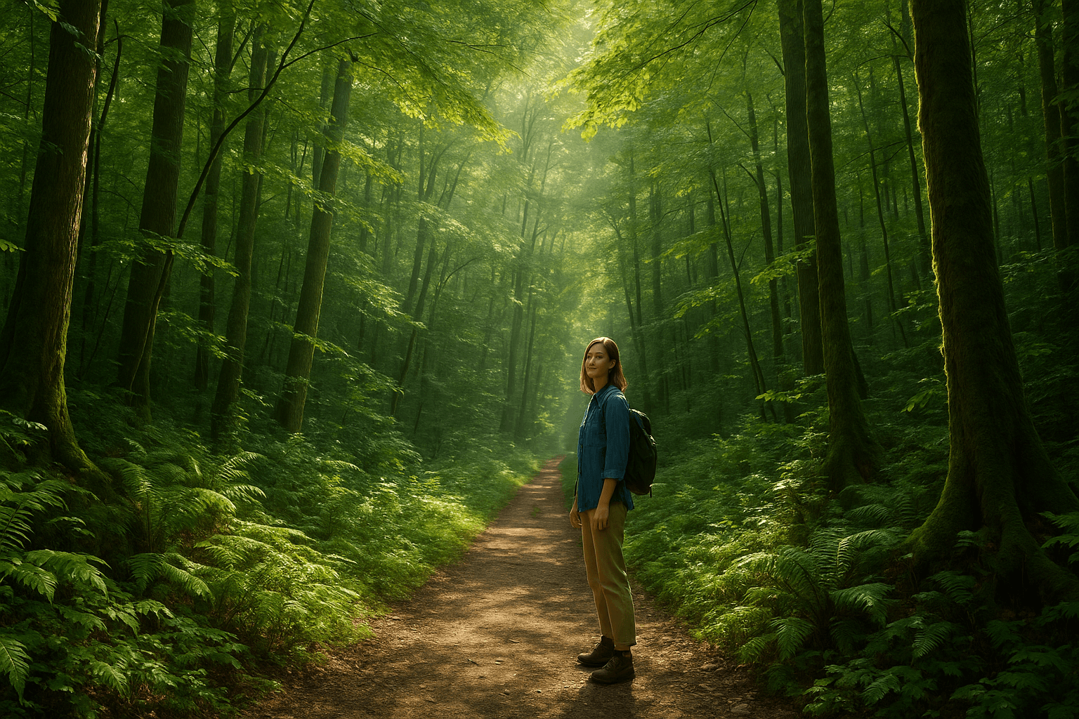 숲에서 찍는 인생 사진, 자연광이 비추는 계절별 숲속 풍경