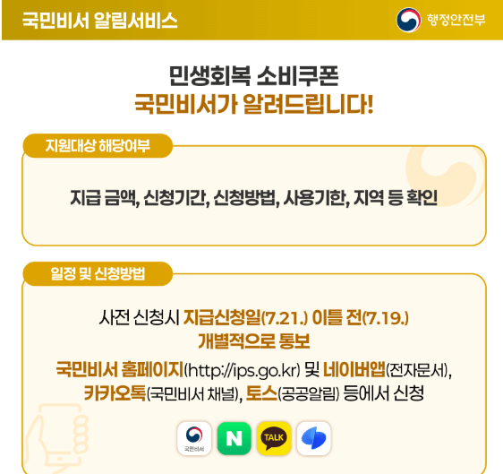 민생회복 소비쿠폰 사용처