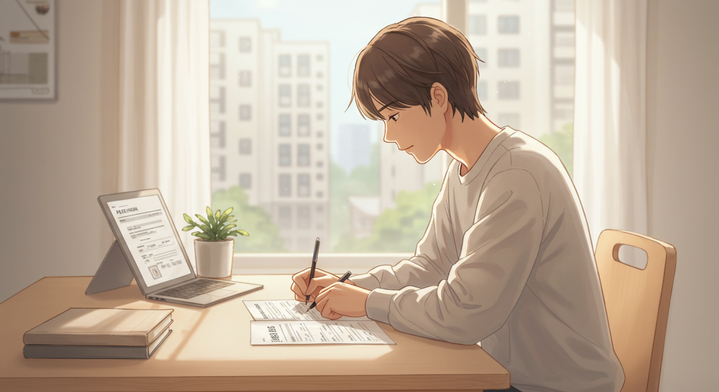 가족 정보 기재&amp;#44; 단독 세대주
