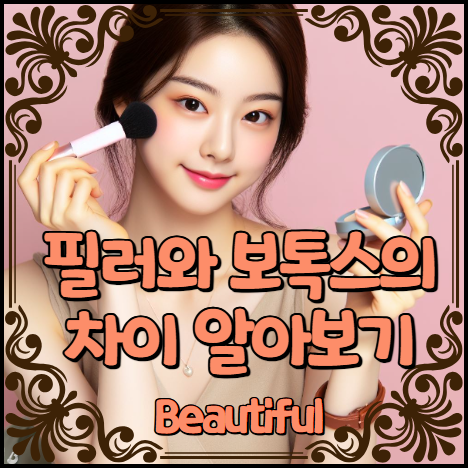 필러와 보톡스의 차이 알아보기