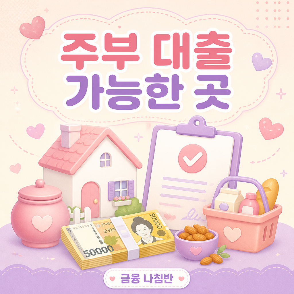 주부 대출 가능한 곳 01