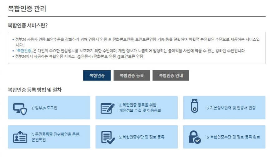 인감증명서 등록 및 발급