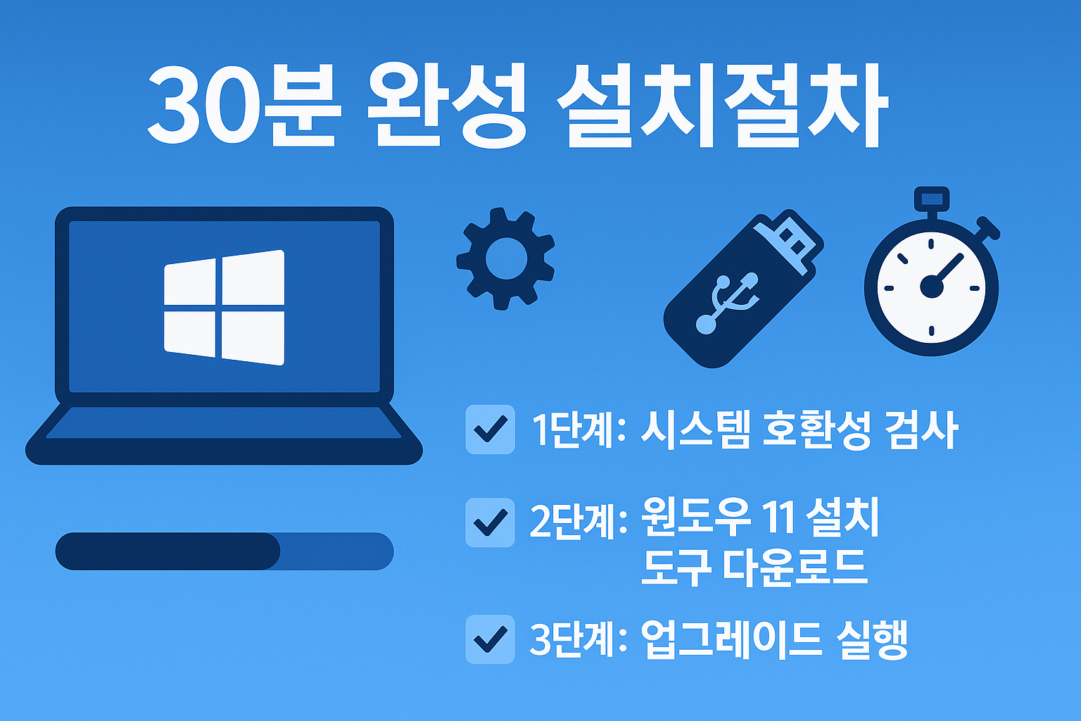 30분 완성 설치절차