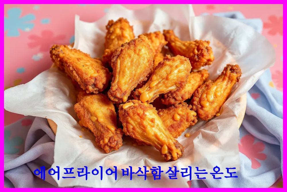 에어프라이어 바삭함 살리는 온도