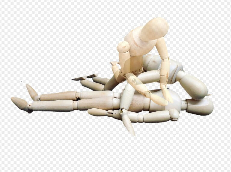 심페소생술을 하는 모습