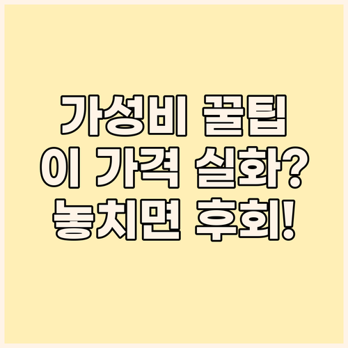 가성비 노트북, 이 가격에 이런 성능..