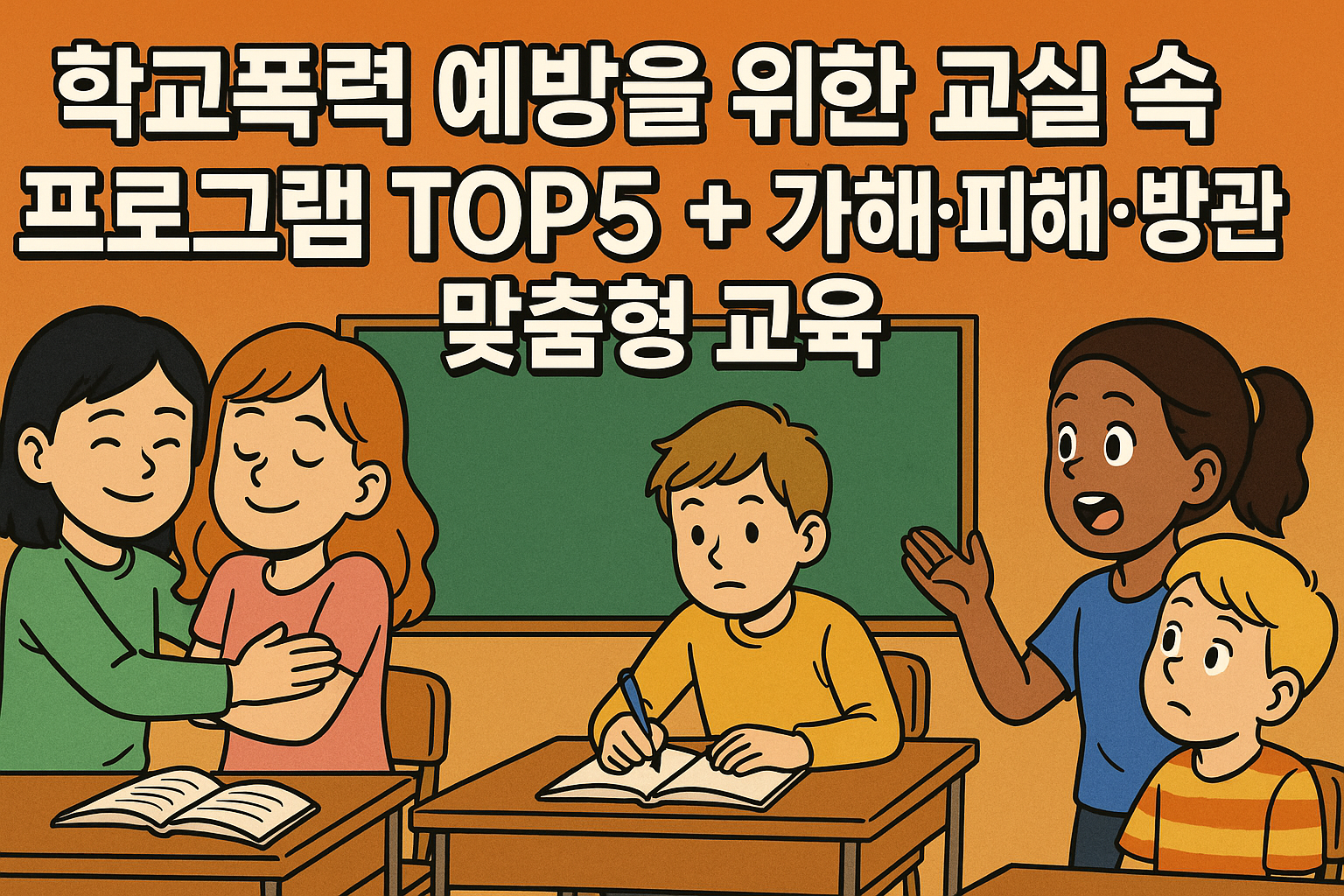 학교폭력 예방을 위한 교실 속 프로그램 TOP5