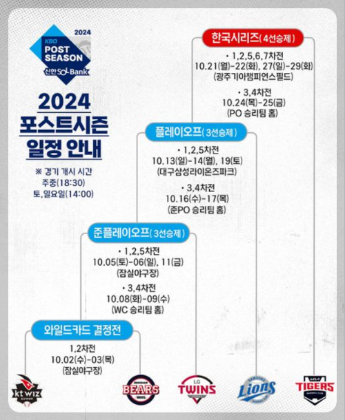 포스트시즌 예매