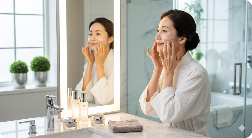 40대 여성, 피부관리