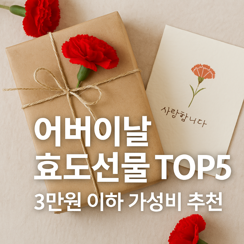 어버이날을 위한 감성적인 효도 선물 썸네일 이미지 – 감사와 사랑의 마음을 전하는 따뜻한 선물 추천