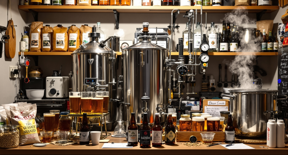 맥주 양조 관련 사진