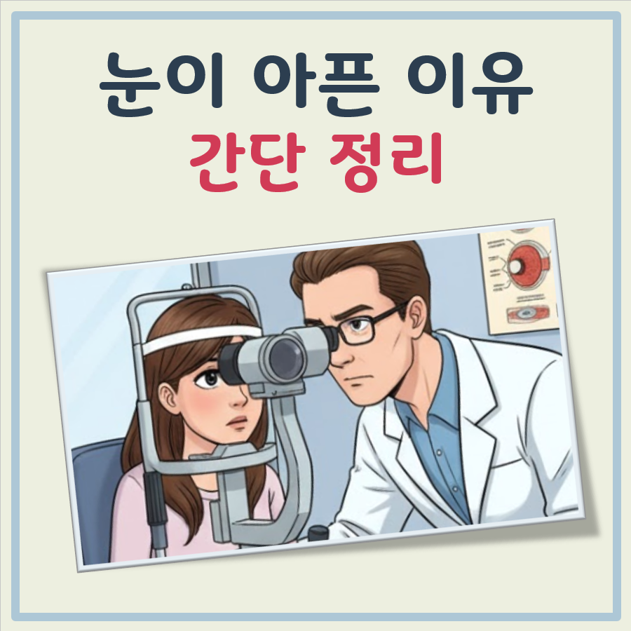 눈이 아픈이유 대표 이미지