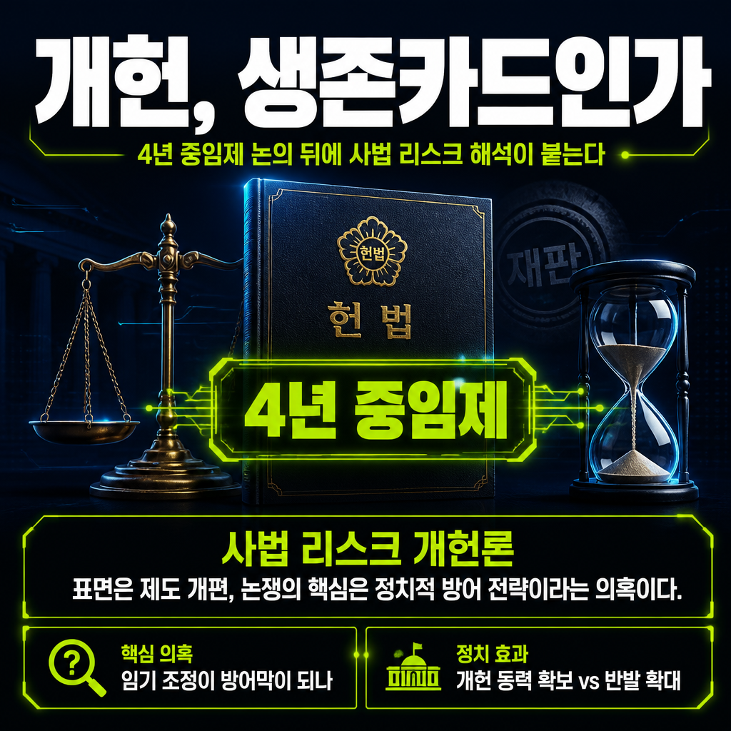 개헌, 생존카드인가