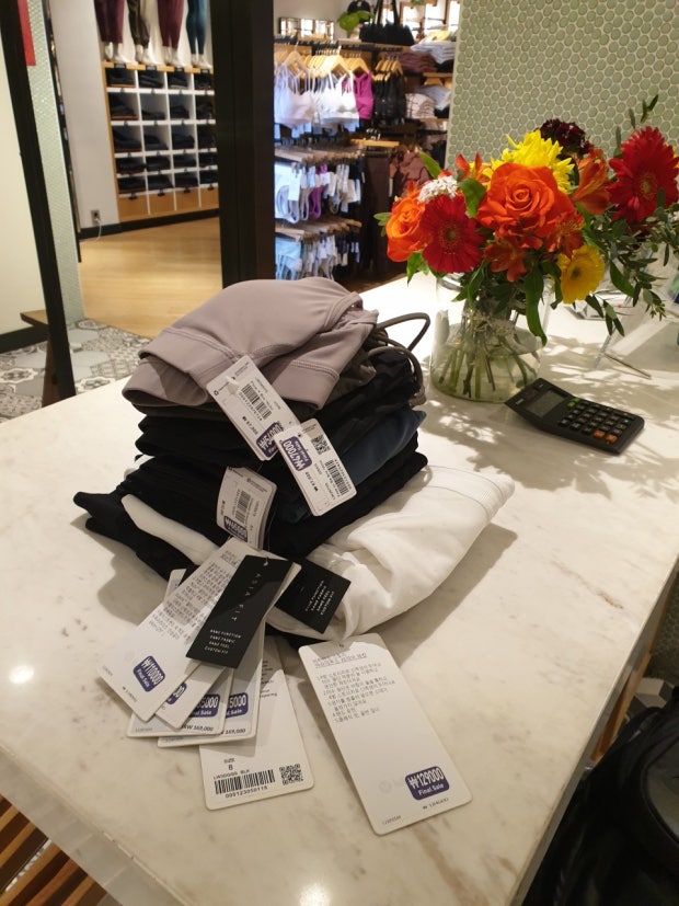 룰루레몬 서울 오프라인 매장 위치