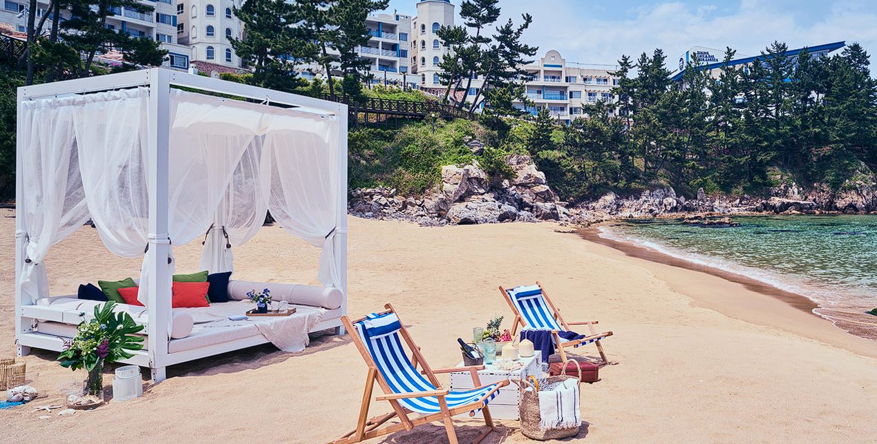 삼척 솔비치 리조트 해변