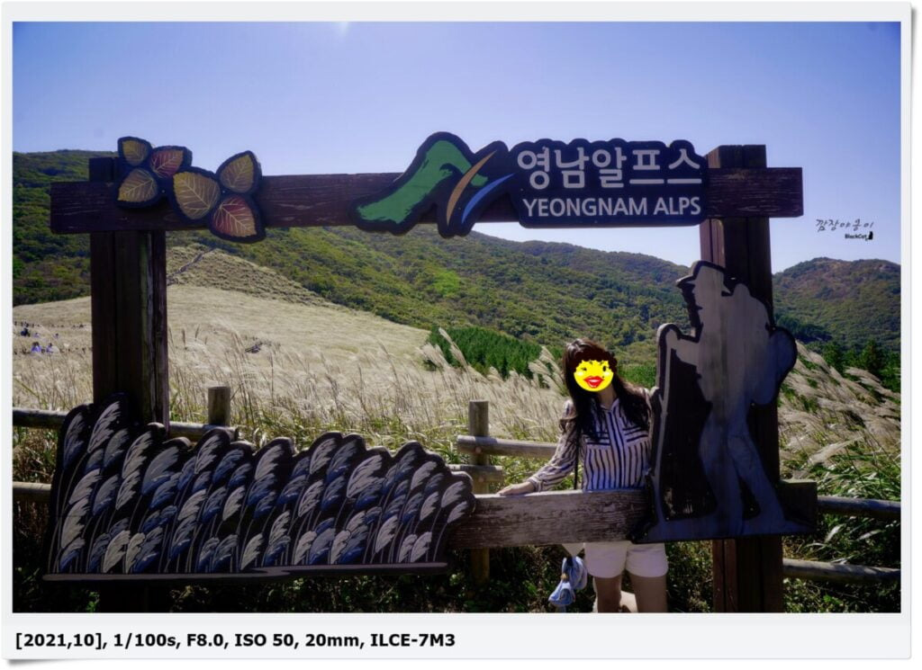 간월재 트래킹 코스 중간 자갈길과 산길 풍경