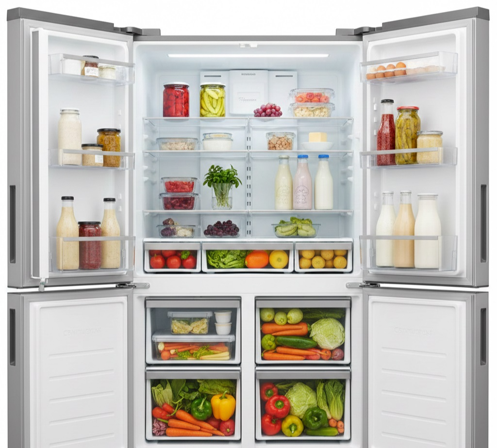 냉장고 음식 보관 모습