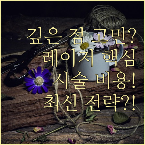 깊은 점 복합 시술 전략: 레이저 종..