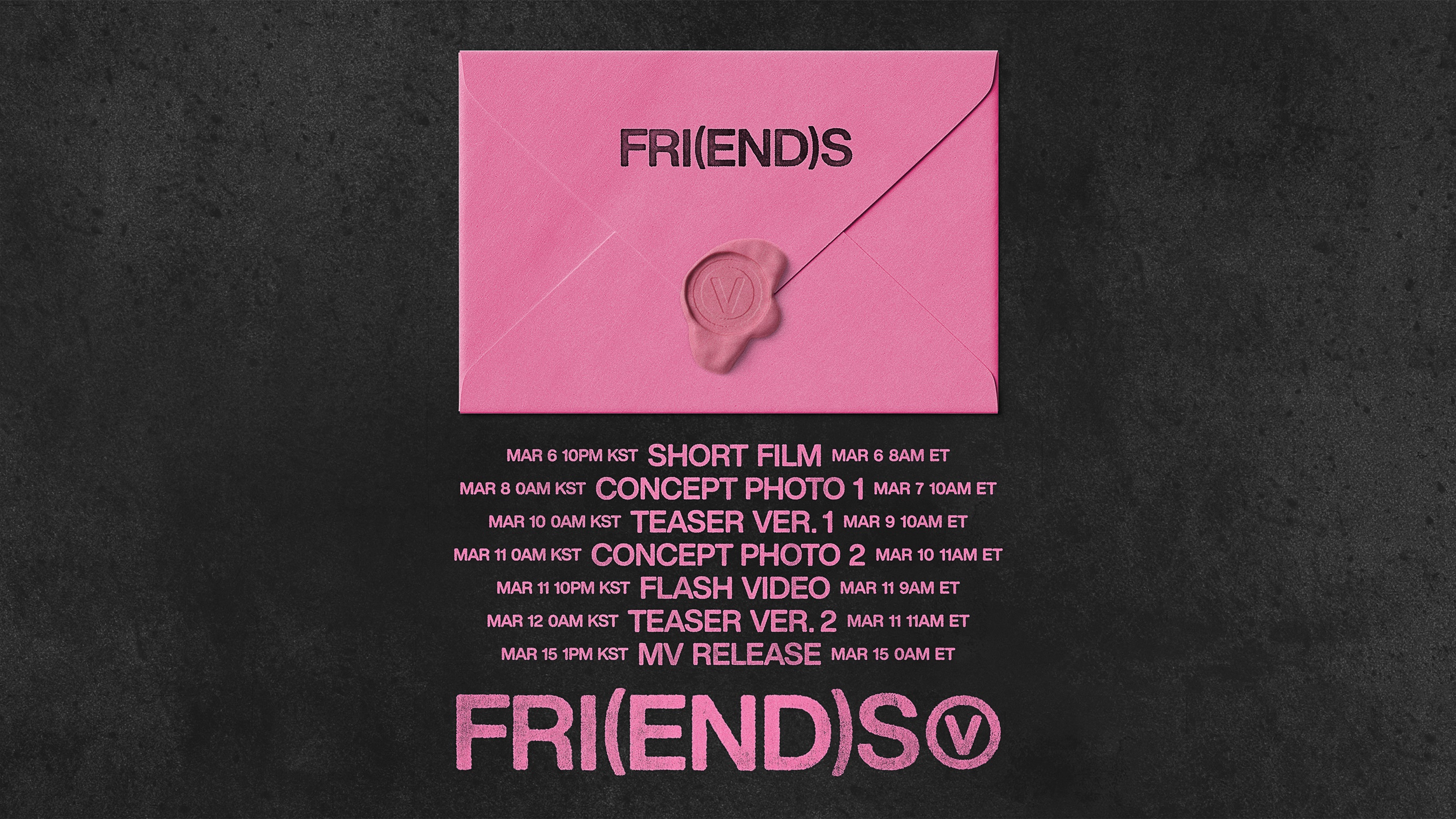 방탄소년단 뷔 V FRI(END)S