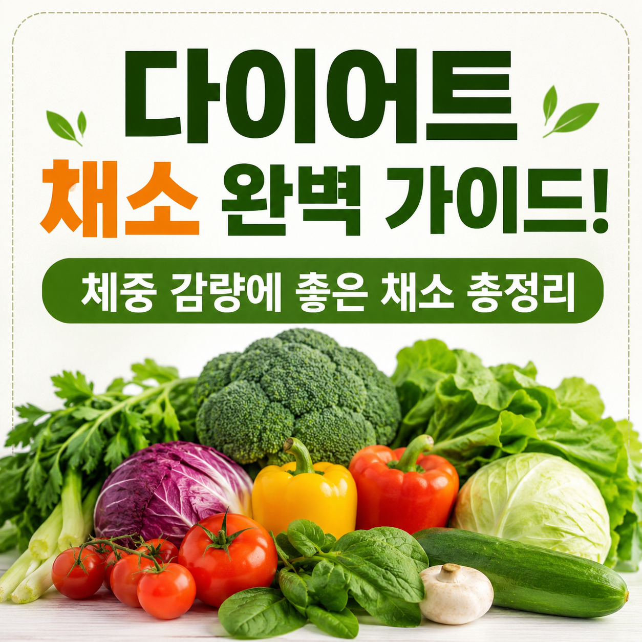 다이어트 채소 완벽 가이드