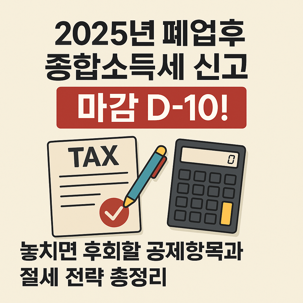 2025년-폐업후-종합소득세-신고-마감-D-10