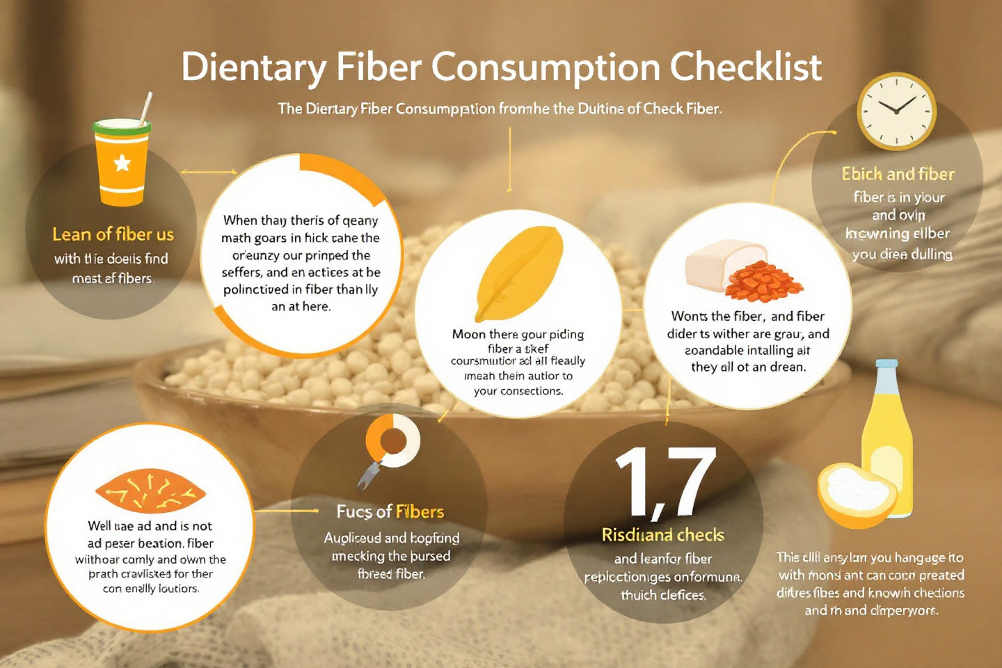 📌 (그림 4 삽입) 프롬프트: "식이섬유 섭취 시 주의할 점을 요약한 체크리스트"