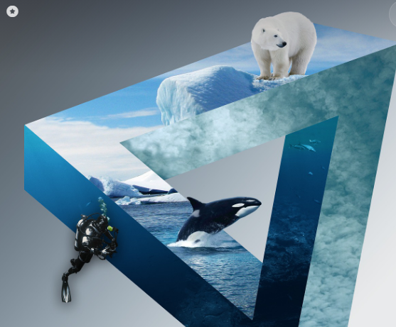 거대한 삼각형 모양의 구조물