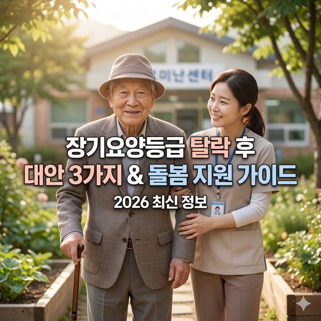 장기요양등급 탈락 후 대안 3가지 등급외자 돌봄 지원 가이드