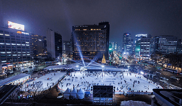서울광장스케이트장-야간개장