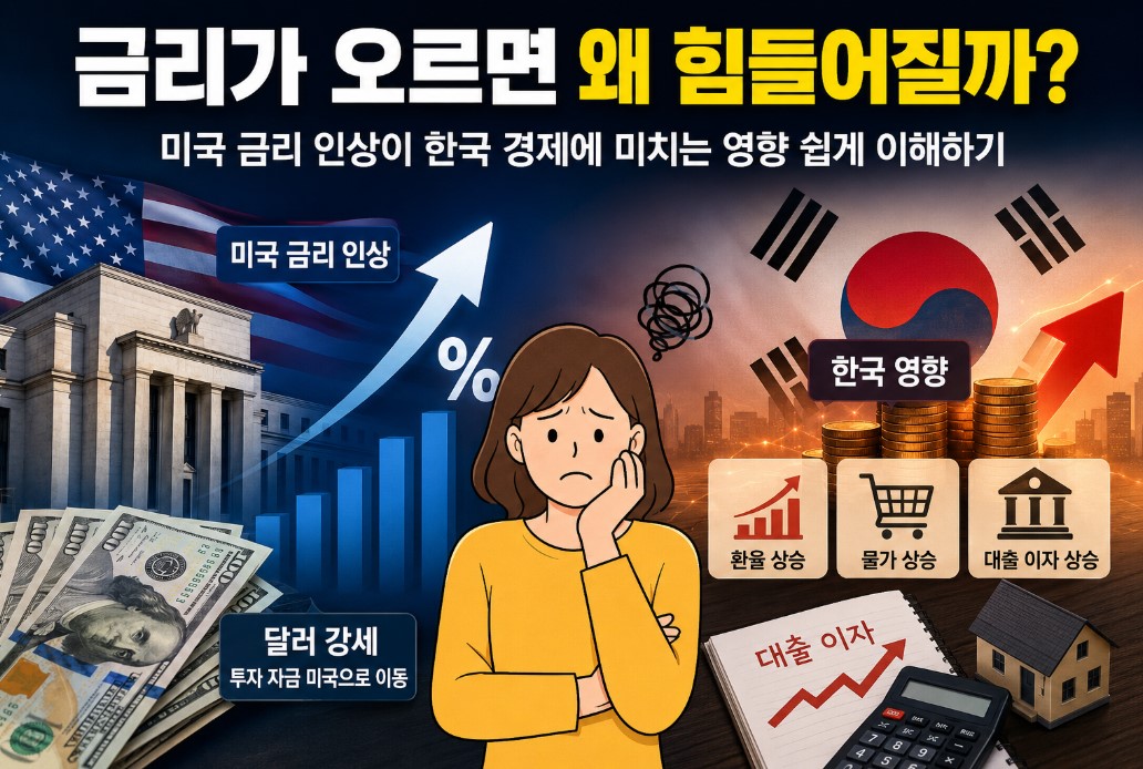 금리가 오르면 왜 힘들어 질까?