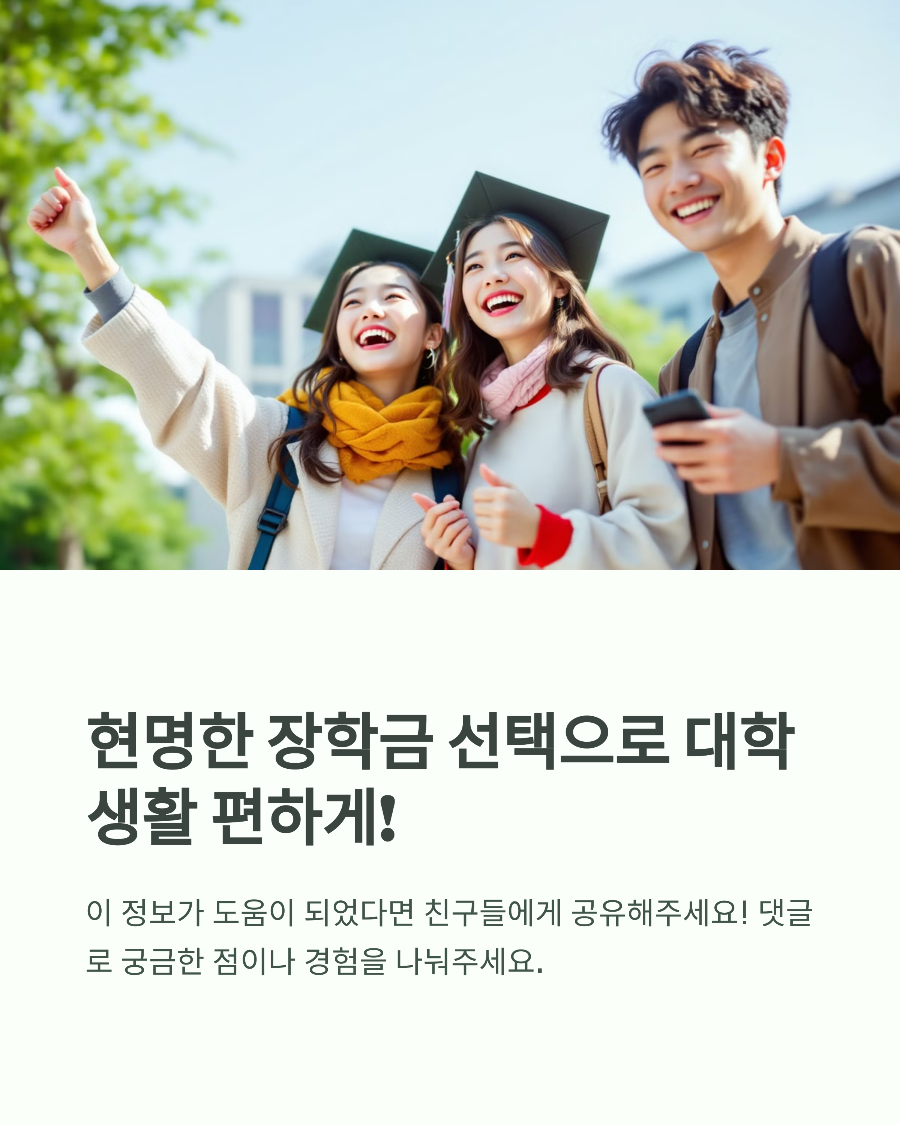 2025년 국가장학금 vs 교내장학금 비교 어떤 장학금이 나에게 더 유리할까