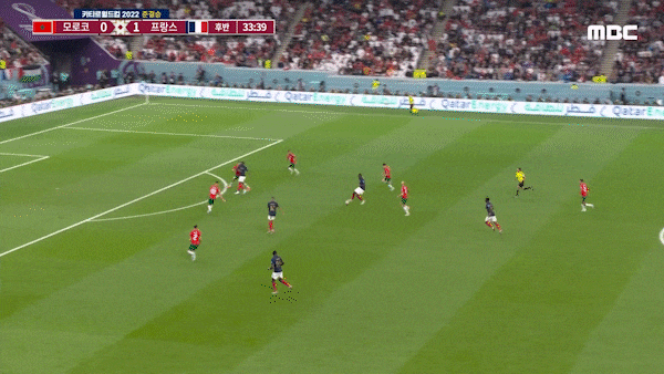 프랑스 두번째 골 넣은 무아니