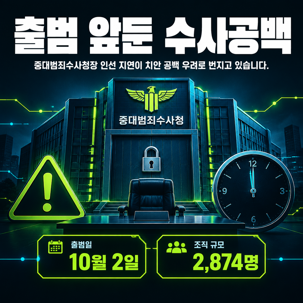 출범 앞둔 수사공백