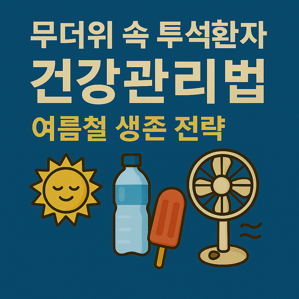 무더위 속 투석환자 건강관리법, 여름철 생존 전략 총정리