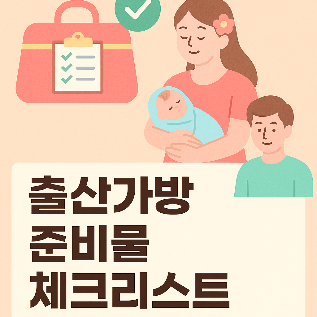 출산가방 준비물 체크리스트